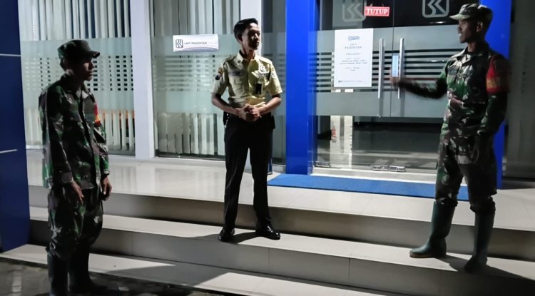 KORAMIL 18/PAGENTAN  MELAKSANAKAN PATROLI MALAM