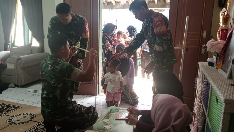 Wujud Dukungan TNI dalam Pencegahan Stunting dan Peningkatan Kesehatan Balita