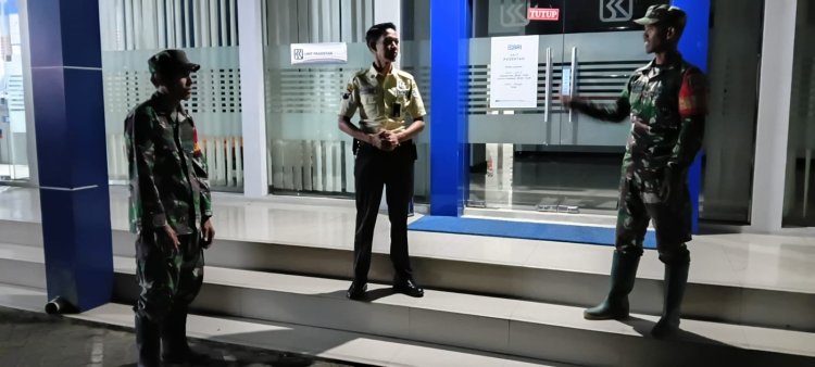KORAMIL 18/PAGENTAN  MELAKSANAKAN PATROLI MALAM
