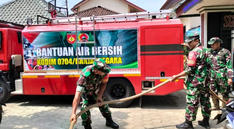Kodim Banjarnegara Dropping Air Bersih untuk Warga Terdampak Kekeringan