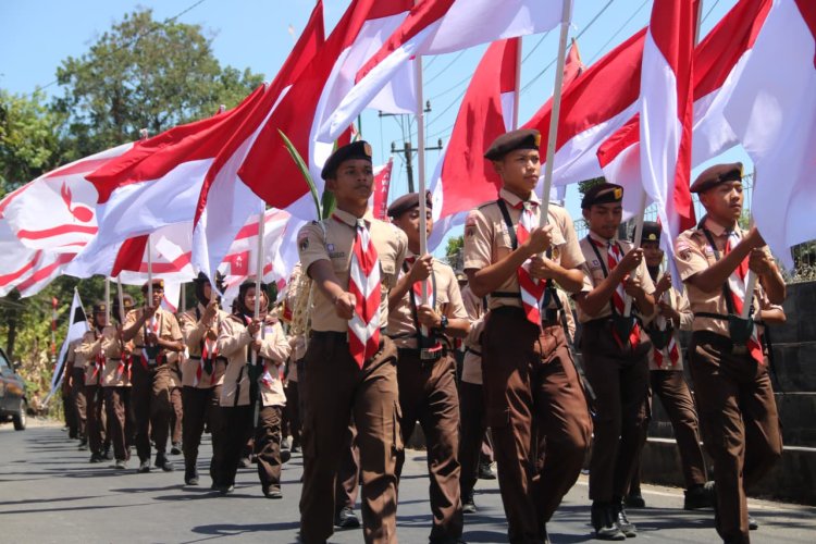 ETK Kwarda Jateng Meriah di Kaligondang, Pramuka Hadirkan Aksi Nyata