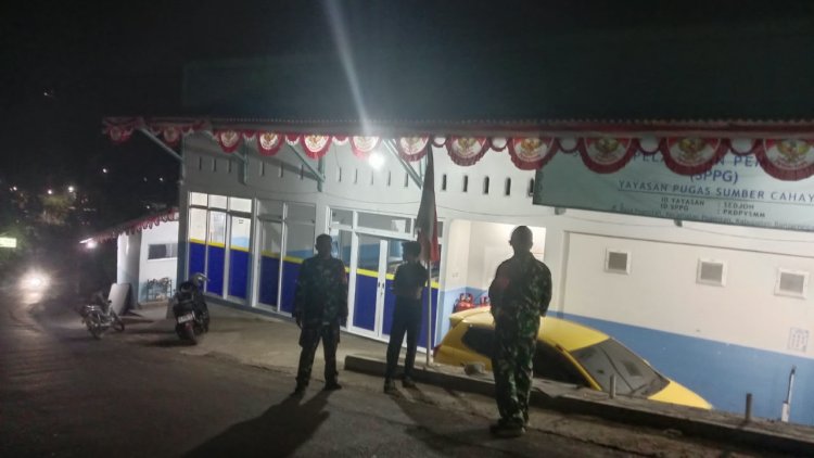 Babinsa Koramil 18/Pagentan Adakan Patroli Malam Untuk Memastikan Keamanan Wilayah