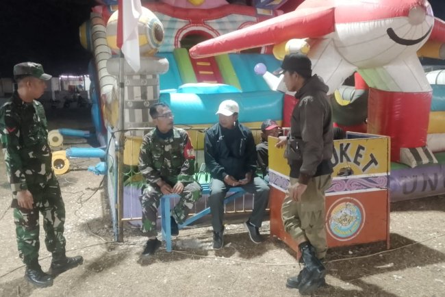 Ciptakan suasana Aman Babinsa patroli di wilayah Koramil 14/Madukara