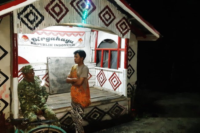 Ciptakan suasana Aman Babinsa patroli di wilayah Koramil 06/Kalibening