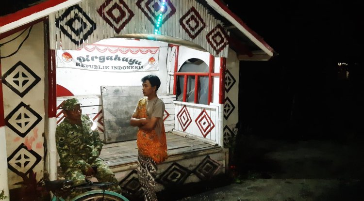 Ciptakan suasana Aman Babinsa patroli di wilayah Koramil 06/Kalibening