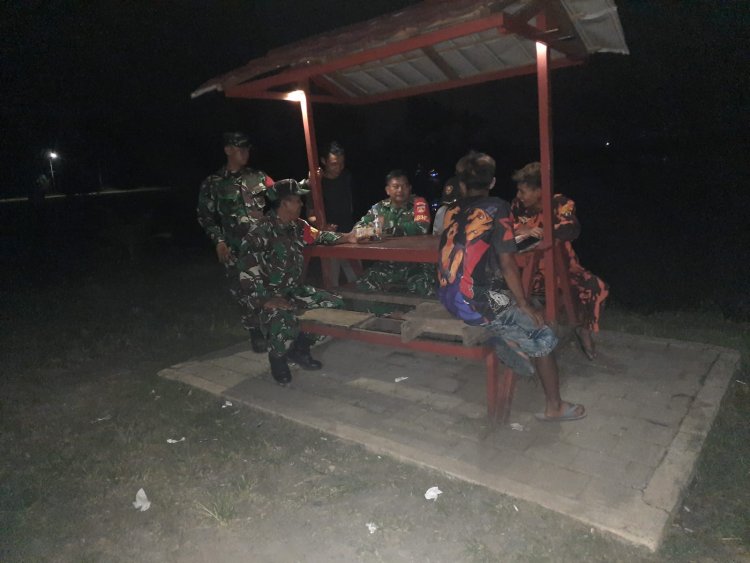 Sinergi Koramil 03/Wanadadi Ormas PP dan Hansip Gelar Patroli Keamanan di Obyek Wisata Sekong