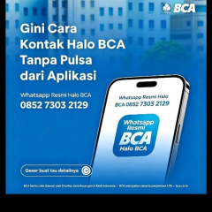 Nomor Telpon Halo BCA Bebas Pulsa